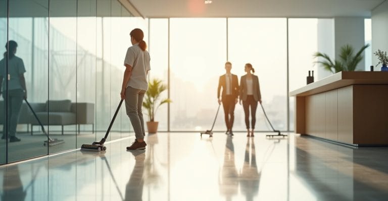 cleaning and business image