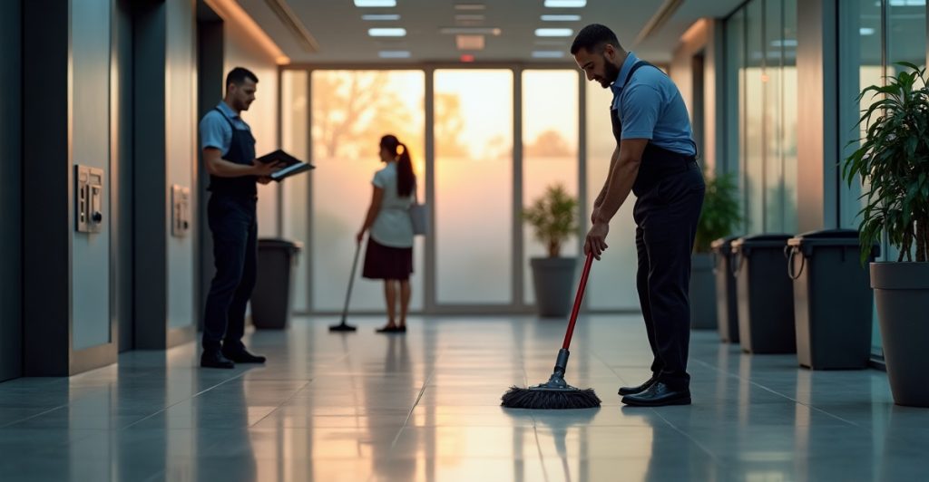 what is involved in commercial cleaning
