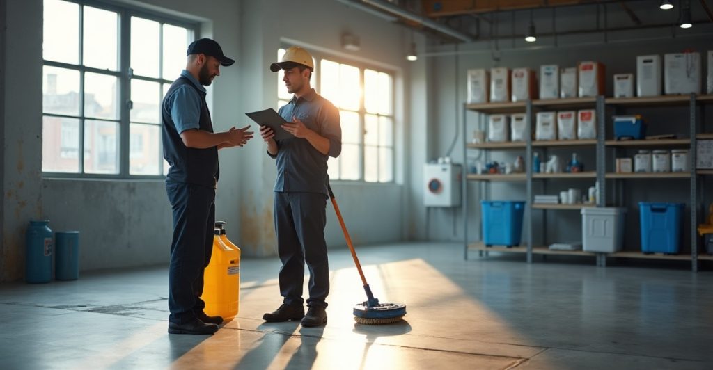 which chemical used for floor cleaning