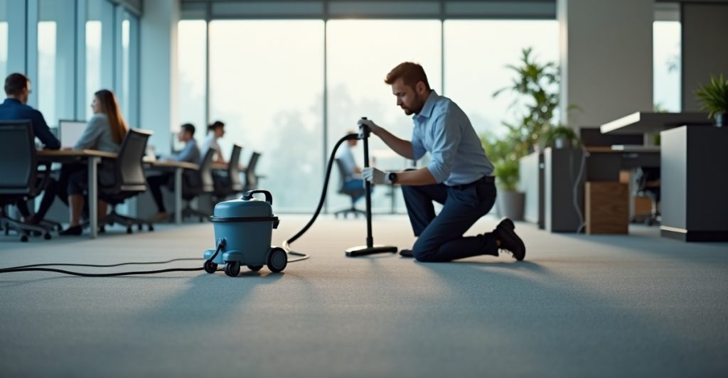 how often should office carpets be cleaned