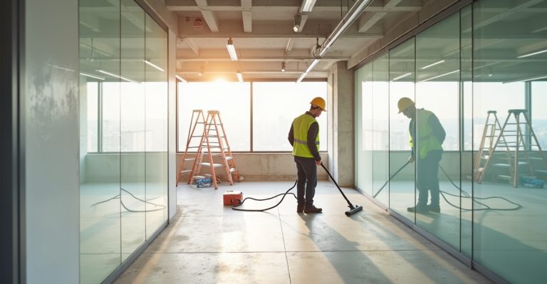 what does post construction cleaning include